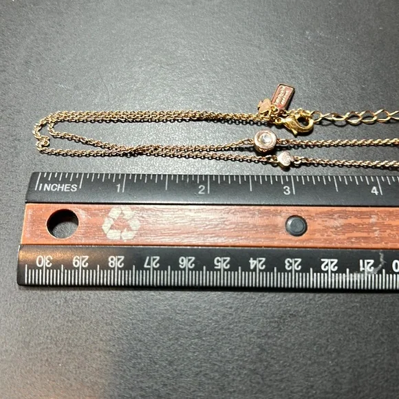 Kate Spade Necklace discs rose gold long - Picture 4 of 5